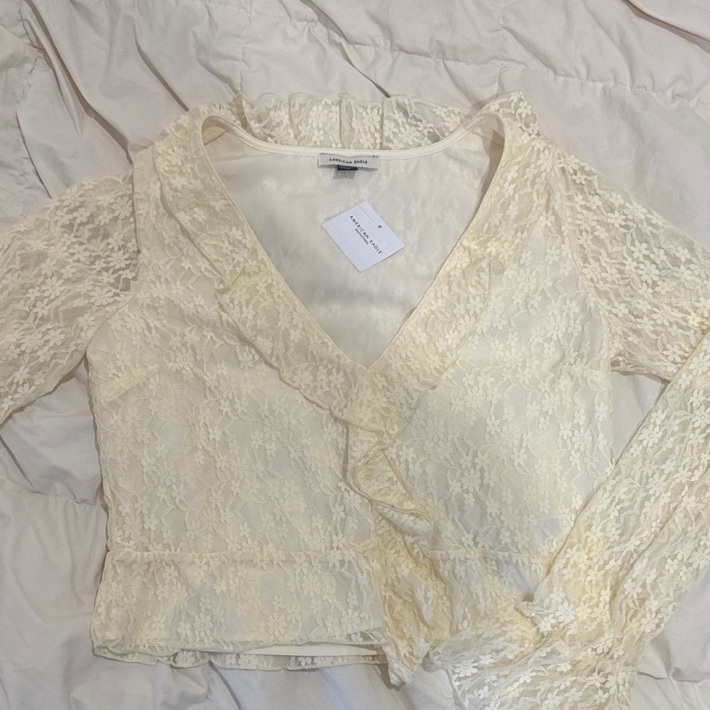 American Eagle lace / romantic blouses